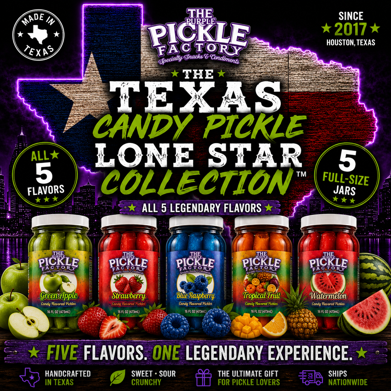 Texas Candy Pickle Lone Star Collection™